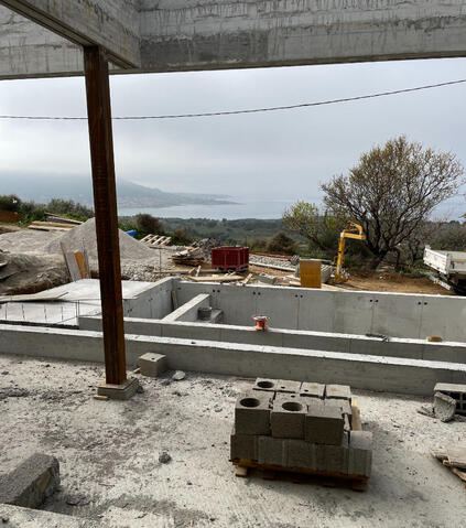 I Mestri, chantier projet immobilier vue mer